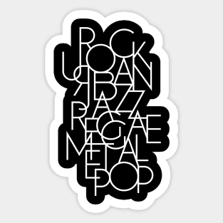 Music Genre Sticker